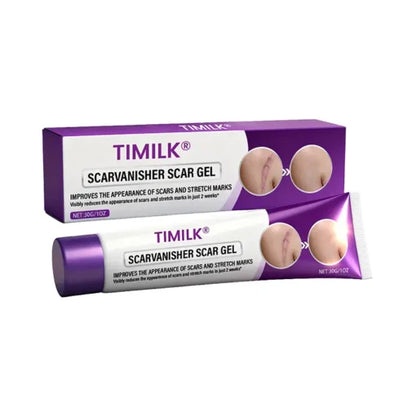 TIMILK Advanced Scarvanisher Gel | Fast-Acting Scar & Stretch Mark Reduction | 30g