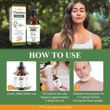 Yuaben Tinnitus Relief Drops | Healthy Hearing Support System |