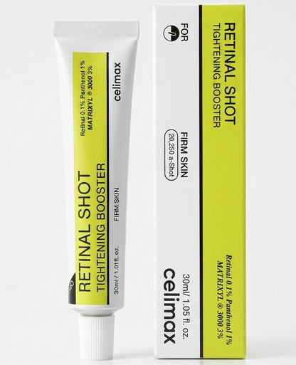 Celimax The Vita A Retinal Shot Tightening Booster – 0.1% Retinal, Matryxyl 3% | Pore Minimizer, Anti-Wrinkle, Firming Booster| 30ml