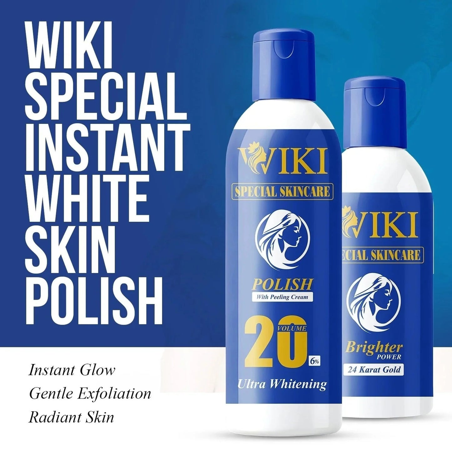 2 In 1 Wiki Skin Polish | Exfoliating & Brightening Face and Body Scrub (237ml)