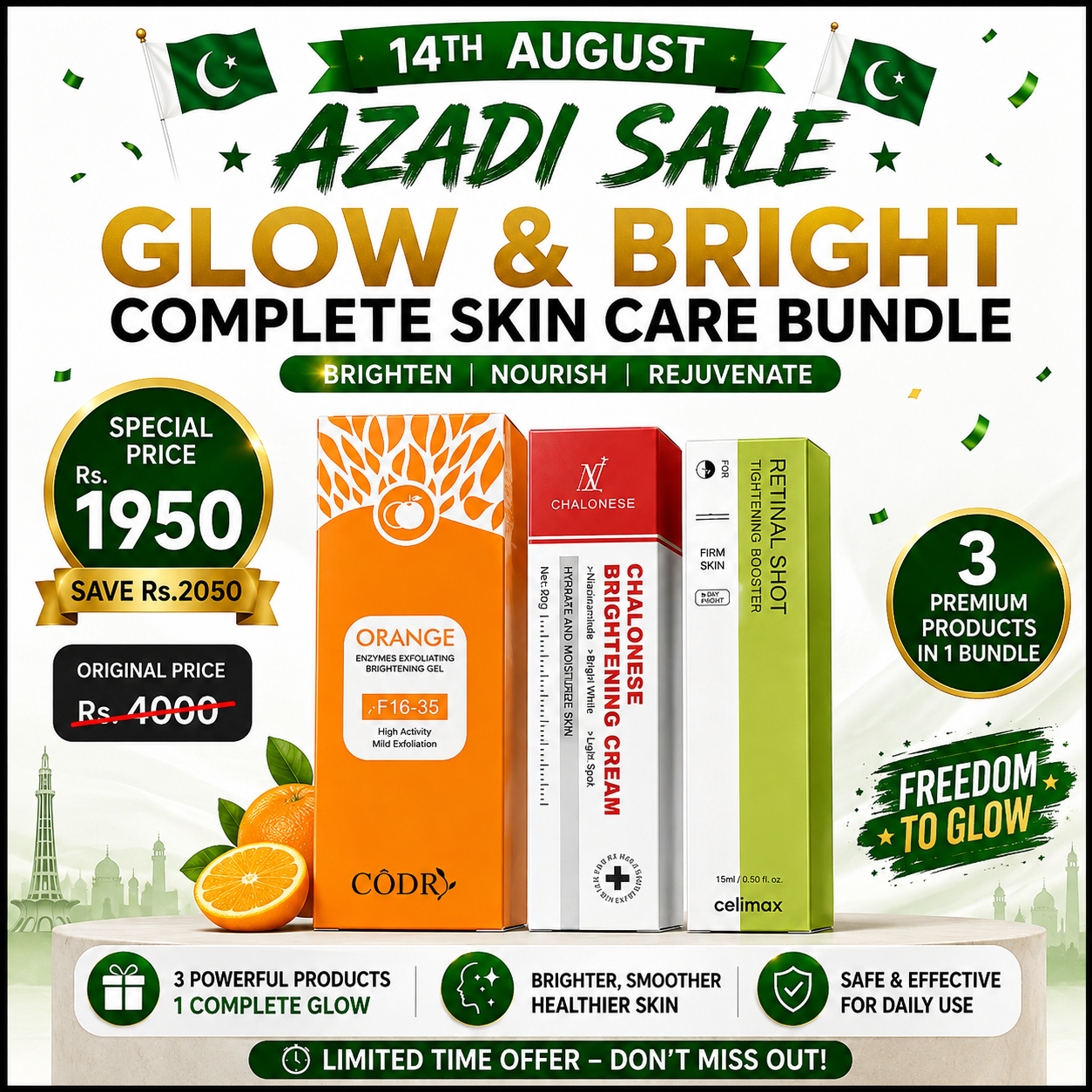 Glow Bright Premium Bundle – Limited Time Offer🔥