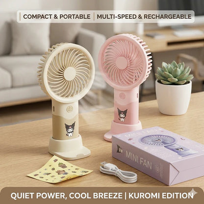 Rechargeable Mini Handheld Portable Fan ( Mix Design)