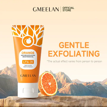 orange enzymes exfoliating brightening gel