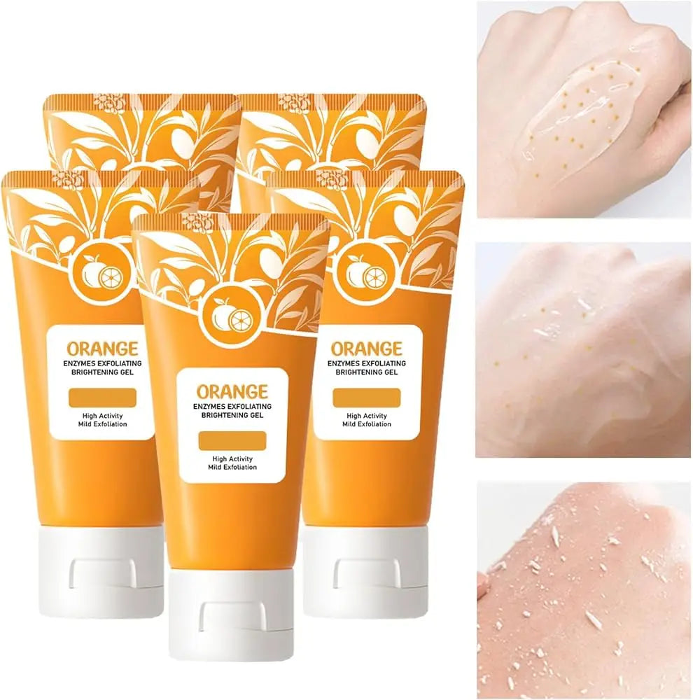orange enzymes exfoliating brightening gel